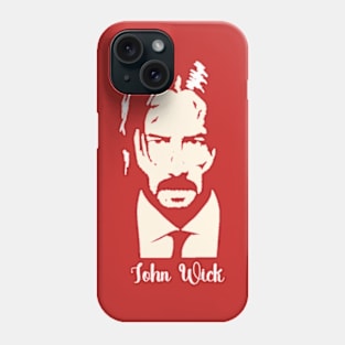 John wick t-shirt Phone Case