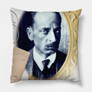 Rilke Collage Portrait Pillow