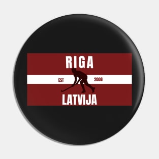 Hokejs LATVIJA latvia RĪGA - Ice Hockey Pin