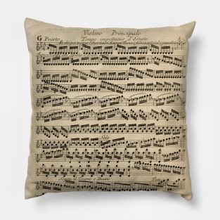 Vivaldi | Summer | Original handwritten score by Antonio Vivaldi | The four Seasons Pillow