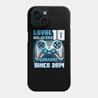 10th Birthday Gamer 10 Year Old Bday Boy Ten Son Phone Case