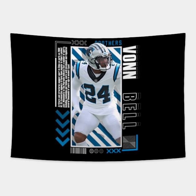 Vonn Bell Paper Version 10 Tapestry by binchudala