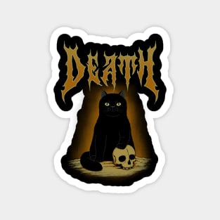 Death Metal Cat Magnet