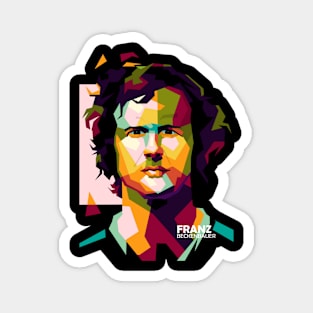 Franz Beckenbaur In Wpap Pop Magnet