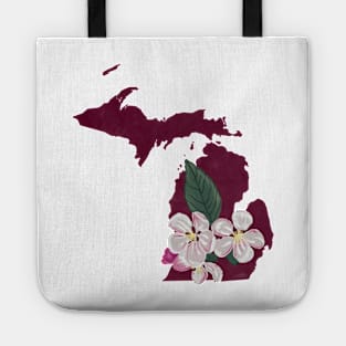 Michigan Apple Blossom Tote