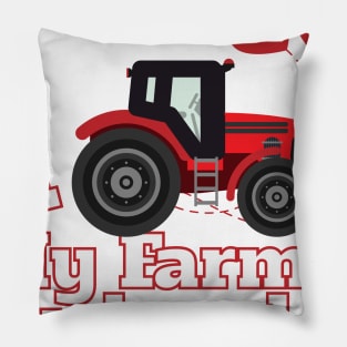 I Love My Farmer Husband Pillow