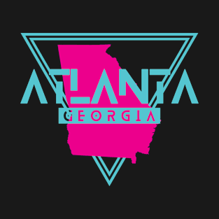 Atlanta Georgia Retro Vintage Triangle GA T-Shirt