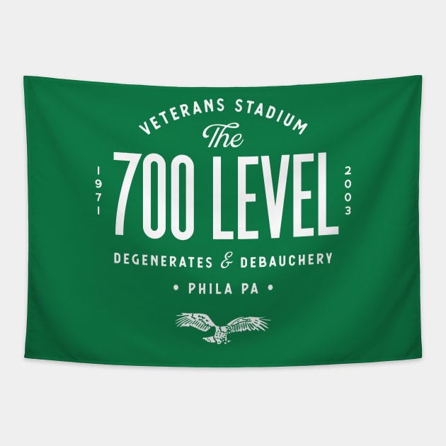 The 700 Level - Eagles Veterans Stadium Tapestry by ShirtsVsSkins