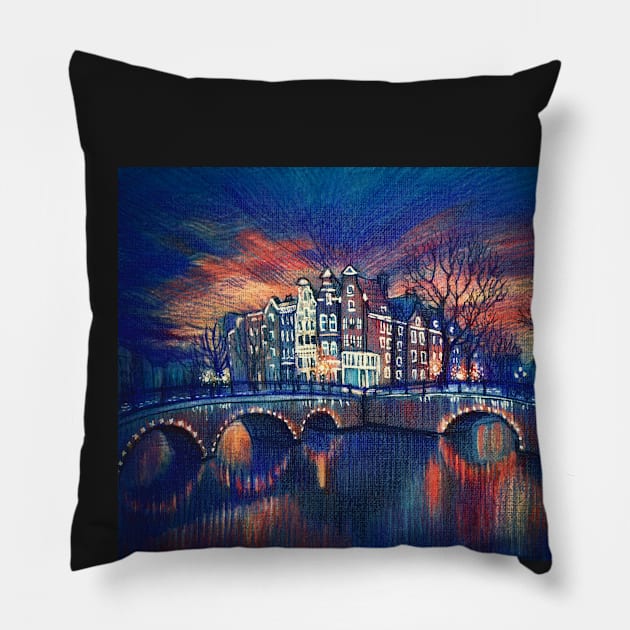 Amsterdam Pillow by illustore