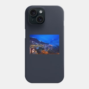 Night falling in Arachova & Parnassos mountain Phone Case