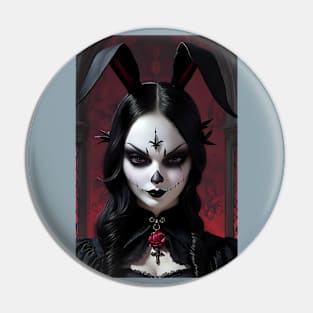 Beautiful gothic bunny girl Pin