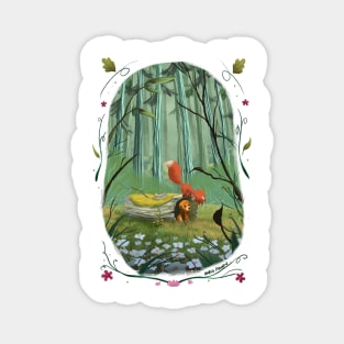 The fox and the hound Magnet