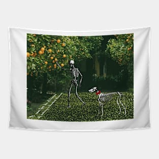 Orange Picking Tapestry