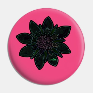 Neon Blossom Pin