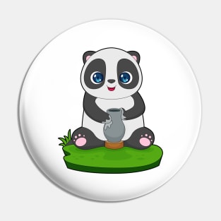 Panda Craftsman Jar Pin