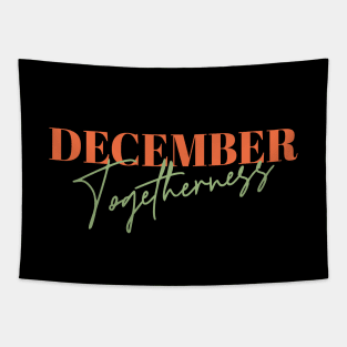 December Togetherness: A Celebration in Red and Green Tapestry