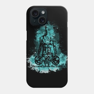 The Calm Before The Storm (blue) Phone Case