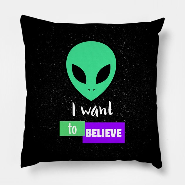 I want to believe Pillow by American VIP