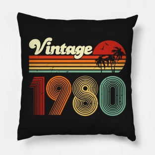 40th birthday gifts 1980 gift 40 years old Pillow