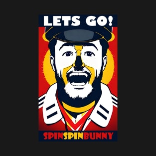 SpinSpinBunny Single 'Lets Go' Artwork T-Shirt