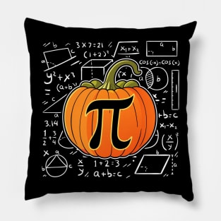 Pumpkin Pie Math Funny Halloween Thanksgiving Pi Day Pillow