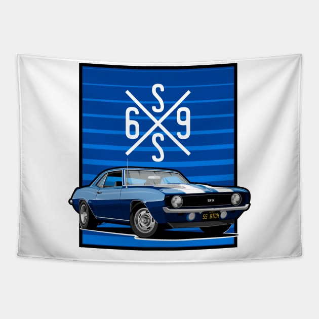 Muscle Car Tapestry by icemanmsc