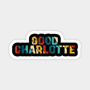Retro Color - Good Charlotte Magnet