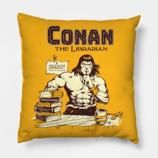 Conan the Librarian Alt Vertion Pillow