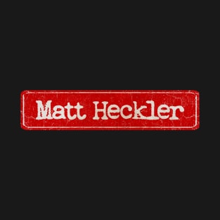 vintage retro plate Matt Heckler T-Shirt