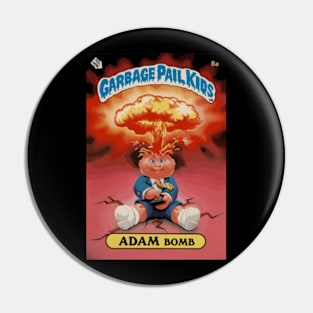 Garbage Pail Kids - Adam Bomb Vector Pin