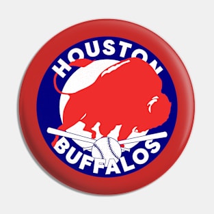 Retro Houston Buffalos Baseball Pin