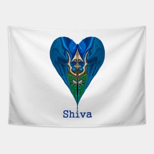 Shiva Shakti Trishul Tapestry