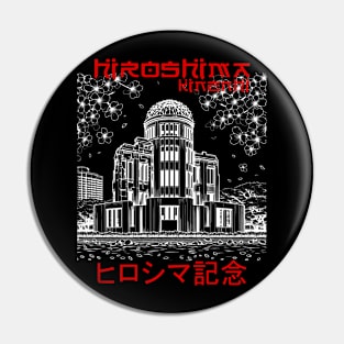 memorial hiroshima kinenhi Pin