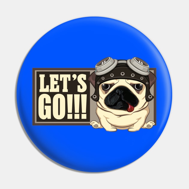 pug biker in glasses cartoon Pin by amramna