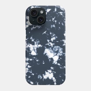 Navy blue Storm - Tie Dye Shibori Texture Phone Case