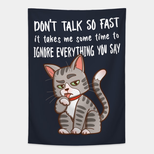 Don't talk so fast Tapestry by ursulalopez