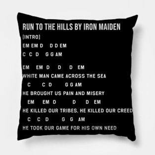 Run to the Hills Chords Lyrics Pillow