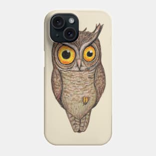 Great horned owl Phone Case