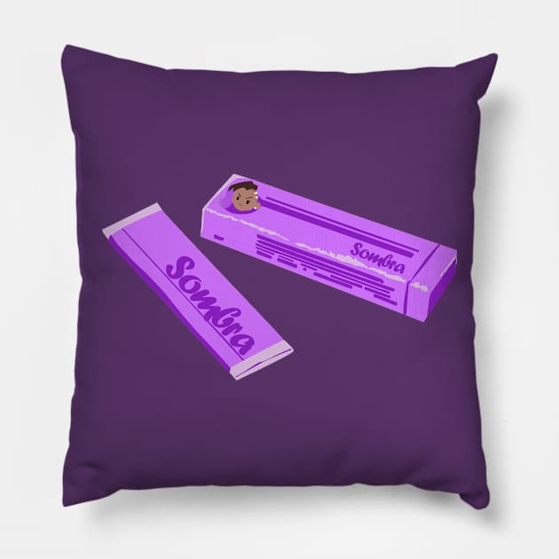 Sombra´s Bubblegum Pillow by JamesCMarshall