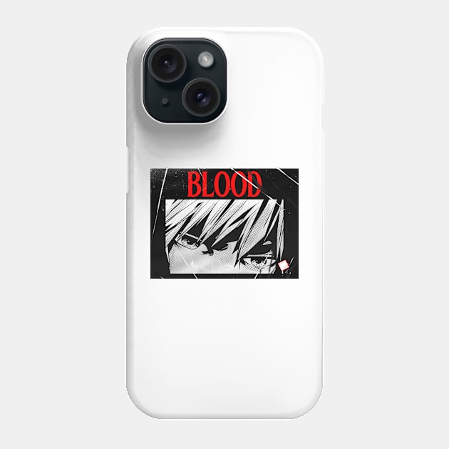 Blood Manga Cover Phone Case by Disocodesigns