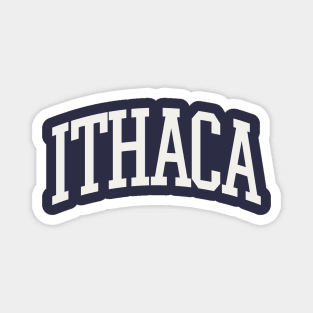 Ithaca New York Ithaca University Collegiate Type Magnet