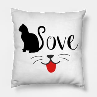 cute cat decor Pillow