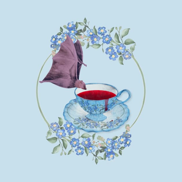 Tea Bat by NOLA Bookish Vamp