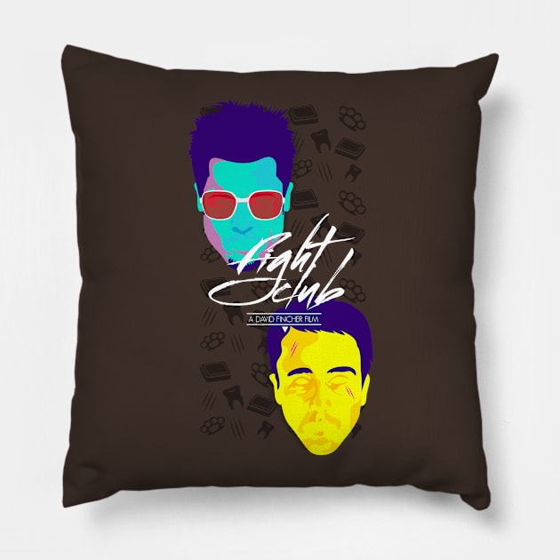 Fight Club Pillow by rjartworks