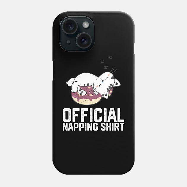 officiall napping shirt Phone Case by spantshirt