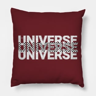 universe beautyful text art Design Pillow