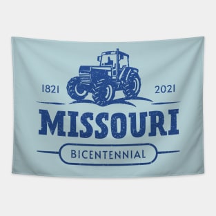 Missouri Bicentennial 1821-2021 200th Anniversary Tractor Tapestry