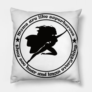 Mothers Day Birthday Gift Mom Hero Pillow