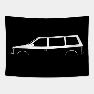 Dodge Caravan (1984) Silhouette Tapestry