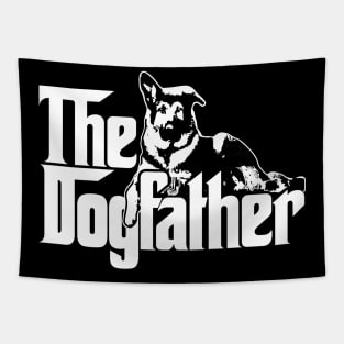 The Dogfather German Shepherd Tapestry